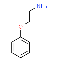 ChemSpider 2D Image | 2-Phenoxyethanaminium | C8H12NO