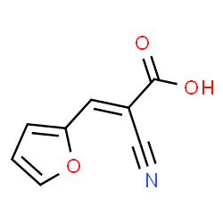 ChemSpider 2D Image | (2E)-2-Cyano-3-(2-furyl)acrylic acid | C8H5NO3