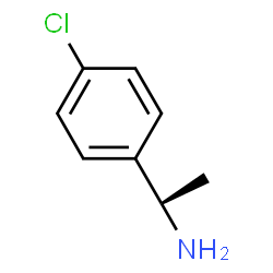 ChemSpider 2D Image | (+)-1-(4-Chlorophenyl)ethylamine | C8H10ClN