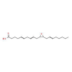 ChemSpider 2D Image | 11,12-Epoxyeicosatrienoic acid | C20H32O3