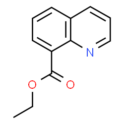 ChemSpider 2D Image | Ethyl 8-quinolinecarboxylate | C12H11NO2