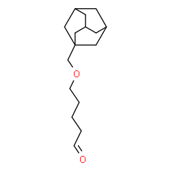 ChemSpider 2D Image | 5-(Adamantan-1-ylmethoxy)pentanal | C16H26O2