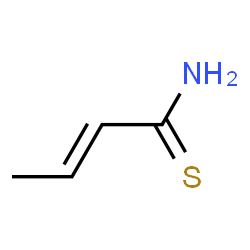 ChemSpider 2D Image | (2E)-2-Butenethioamide | C4H7NS