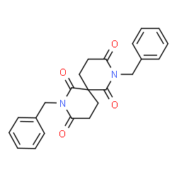 ChemSpider 2D Image | 2,8-Dibenzyl-2,8-diazaspiro[5.5]undecane-1,3,7,9-tetrone | C23H22N2O4