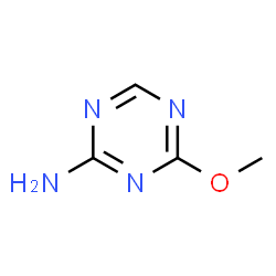 ChemSpider 2D Image | 4-Methoxy-1,3,5-triazin-2-amine | C4H6N4O