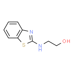 ChemSpider 2D Image | 2-(1,3-Benzothiazol-2-ylamino)ethanol | C9H10N2OS