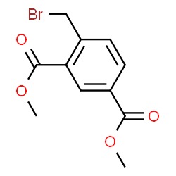 ChemSpider 2D Image | Dimethyl 4-(bromomethyl)isophthalate | C11H11BrO4