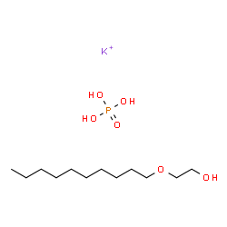 ChemSpider 2D Image | potassium; 2-decoxyethanol; phosphoric acid | C12H29KO6P