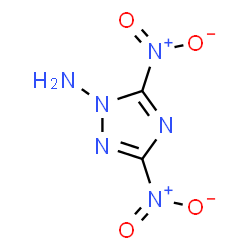 ChemSpider 2D Image | 3,5-Dinitro-1H-1,2,4-triazol-1-amine | C2H2N6O4