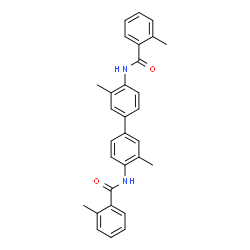 ChemSpider 2D Image | N,N'-(3,3'-Dimethyl-4,4'-biphenyldiyl)bis(2-methylbenzamide) | C30H28N2O2