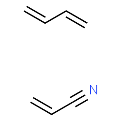 ChemSpider 2D Image | Acrylonitrile - 1,3-butadiene (1:1) | C7H9N