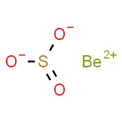 ChemSpider 2D Image | Beryllium sulfite | BeO3S