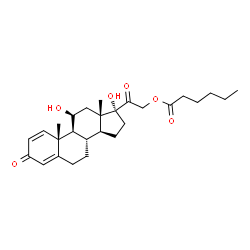 ChemSpider 2D Image | Prednisolone caproate | C27H38O6