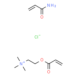 ChemSpider 2D Image | 2-(Acryloyloxy)-N,N,N-trimethylethanaminium chloride acrylamide (1:1:1) | C11H21ClN2O3