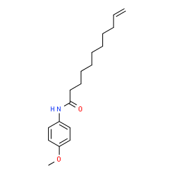 ChemSpider 2D Image | N-(4-Methoxyphenyl)-10-undecenamide | C18H27NO2
