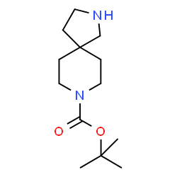 ChemSpider 2D Image | tert-butyl 2,8-diazaspiro[4.5]decane-8-carboxylate | C13H24N2O2