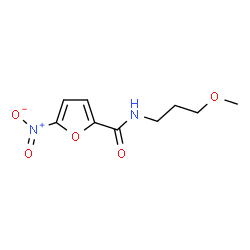 ChemSpider 2D Image | N-(3-Methoxypropyl)-5-nitro-2-furamide | C9H12N2O5