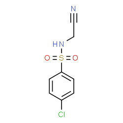 ChemSpider 2D Image | 4-Chloro-N-cyanomethyl-benzenesulfonamide | C8H7ClN2O2S