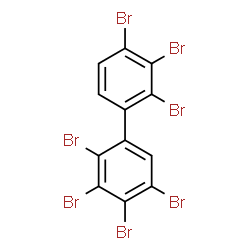 ChemSpider 2D Image | Heptabromo-1,1'-biphenyl | C12H3Br7