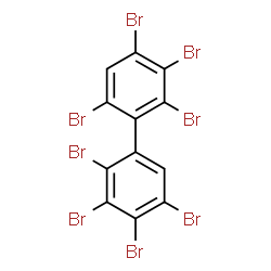 ChemSpider 2D Image | 2,2',3,3',4,4',5,6'-Octabromobiphenyl | C12H2Br8