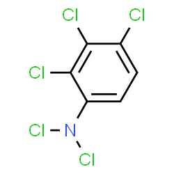 ChemSpider 2D Image | N,N,2,3,4-Pentachloroaniline | C6H2Cl5N