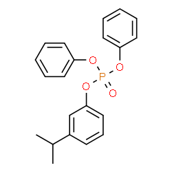 ChemSpider 2D Image | 3-Isopropylphenyl diphenyl phosphate | C21H21O4P