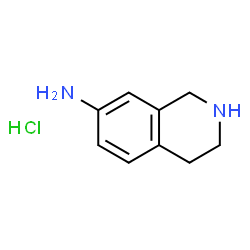 ChemSpider 2D Image | 1,2,3,4-TETRAHYDROISOQUINOLIN-7-AMINE HYDROCHLORIDE | C9H13ClN2
