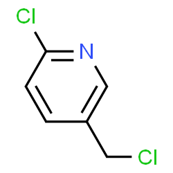 ChemSpider 2D Image | 2-Chloro-5-chloromethylpyridine | C6H5Cl2N