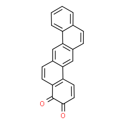 ChemSpider 2D Image | Benzo[k]tetraphene-3,4-dione | C22H12O2