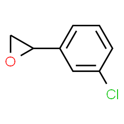 ChemSpider 2D Image | 2-(3-Chlorophenyl)oxirane | C8H7ClO