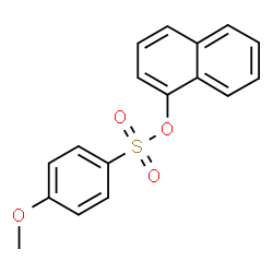 ChemSpider 2D Image | 1-Naphthyl 4-methoxybenzenesulfonate | C17H14O4S