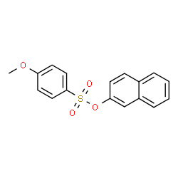 ChemSpider 2D Image | 2-Naphthyl 4-methoxybenzenesulfonate | C17H14O4S