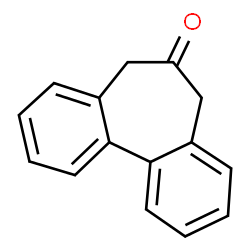 ChemSpider 2D Image | 5,7-Dihydro-6H-dibenzo[a,c][7]annulen-6-one | C15H12O