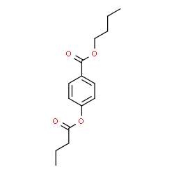 ChemSpider 2D Image | Butyl 4-(butyryloxy)benzoate | C15H20O4
