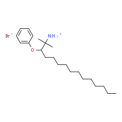 ChemSpider 2D Image | 2-Methyl-3-phenoxy-2-pentadecanaminium bromide | C22H40BrNO
