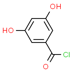 ChemSpider 2D Image | 3,5-Dihydroxybenzoyl chloride | C7H5ClO3