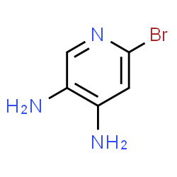 ChemSpider 2D Image | 3,4-Diamino-6-bromopyridine | C5H6BrN3