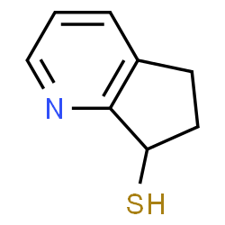 ChemSpider 2D Image | 6,7-Dihydro-5H-cyclopenta[b]pyridine-7-thiol | C8H9NS