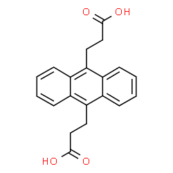 ChemSpider 2D Image | 3,3'-Anthracene-9,10-diyldipropanoic acid | C20H18O4
