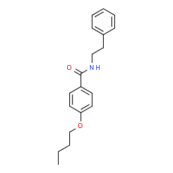 ChemSpider 2D Image | 4-Butoxy-N-(2-phenylethyl)benzamide | C19H23NO2