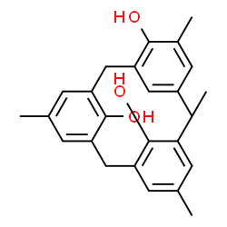 ChemSpider 2D Image | TRISPHENO | C25H28O3