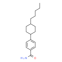 ChemSpider 2D Image | 4-(4-Pentylcyclohexyl)benzamide | C18H27NO