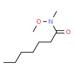 ChemSpider 2D Image | N-Methoxy-N-methylheptanamide | C9H19NO2