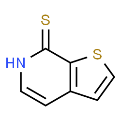 ChemSpider 2D Image | Thieno[2,3-c]pyridine-7(6H)-thione | C7H5NS2