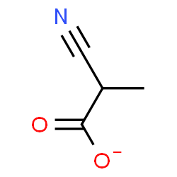 ChemSpider 2D Image | 2-Cyanopropanoate | C4H4NO2