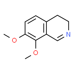 ChemSpider 2D Image | 7,8-Dimethoxy-3,4-dihydroisoquinoline | C11H13NO2