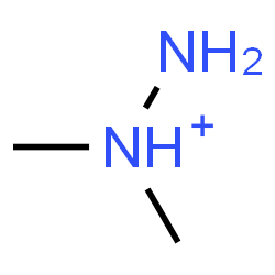 ChemSpider 2D Image | 1,1-Dimethylhydrazinium | C2H9N2