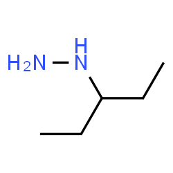 ChemSpider 2D Image | 3-Pentanylhydrazine | C5H14N2