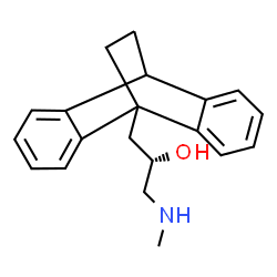 ChemSpider 2D Image | (2S)-1-(Methylamino)-3-(tetracyclo[6.6.2.0~2,7~.0~9,14~]hexadeca-2,4,6,9,11,13-hexaen-1-yl)-2-propanol | C20H23NO