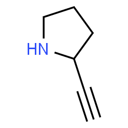 ChemSpider 2D Image | 2-Ethynylpyrrolidine | C6H9N